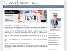 Tablet Screenshot of 1a-kredit-finanzierung.de